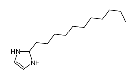 2-undecyl-2,3-dihydro-1H-imidazole Structure