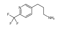 3-PYRIDINEPROPANAMINE, 6-(TRIFLUOROMETHYL)- structure
