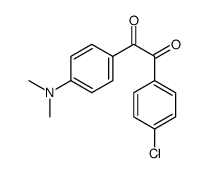 1-(4-chlorophenyl)-2-[4-(dimethylamino)phenyl]ethane-1,2-dione结构式