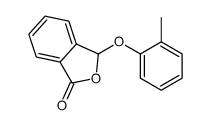 3-(2-methylphenoxy)-3H-2-benzofuran-1-one结构式