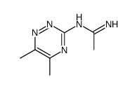 N'-(5,6-dimethyl-1,2,4-triazin-3-yl)ethanimidamide结构式