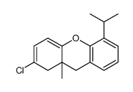 2-chloro-9a-methyl-5-propan-2-yl-1,9-dihydroxanthene结构式