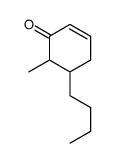 5-butyl-6-methylcyclohex-2-en-1-one结构式