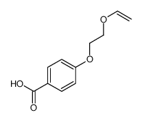 4-(2-ethenoxyethoxy)benzoic acid Structure