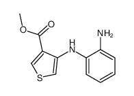 methyl 4-(2-aminoanilino)thiophene-3-carboxylate Structure