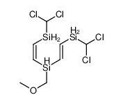 bis[2-(dichloromethylsilyl)ethenyl]-(methoxymethyl)silane Structure