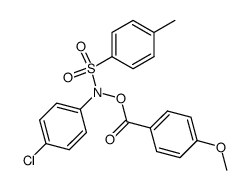 N-(4-Chloro-phenyl)-N-(4-methoxy-benzoyloxy)-4-methyl-benzenesulfonamide结构式