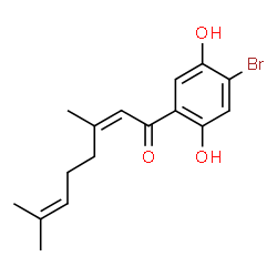 (Z)-1-(4-Bromo-2,5-dihydroxyphenyl)-3,7-dimethyl-2,6-octadien-1-one picture