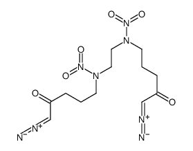 1-diazonio-5-[2-[(5-diazonio-4-oxidopent-4-enyl)-nitroamino]ethyl-nitroamino]pent-1-en-2-olate结构式