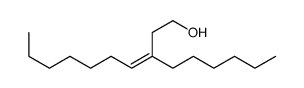 3-hexyldec-3-en-1-ol Structure