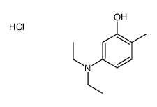 5-(diethylamino)-2-methylphenol,hydrochloride Structure