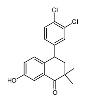 4-(3,4-dichlorophenyl)-7-hydroxy-2,2-dimethyl-1-tetralone Structure