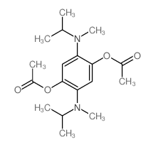 [4-acetyloxy-2,5-bis(methyl-propan-2-yl-amino)phenyl] acetate Structure