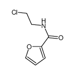 N-(2-chloroethyl)furan-2-carboxamide结构式