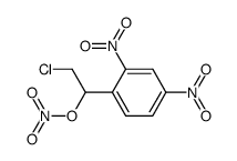 2-chloro-1-(2,4-dinitro-phenyl)-1-nitryloxy-ethane结构式