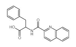 3-phenyl-2-(quinoline-2-carbonylamino)propanoic acid Structure