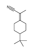 2-(4-tert-butylcyclohexylidene)propanenitrile Structure