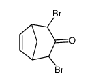 2,4-dibromobicyclo[3.2.1]oct-6-en-3-one结构式