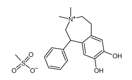 7,8-dihydroxy-3,3-dimethyl-1-phenyl-2,3,4,5-tetrahydro-1H-3-benzazepinium methanesulfonate Structure