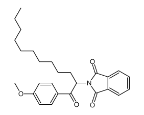 2-[1-(4-methoxyphenyl)-1-oxododecan-2-yl]isoindole-1,3-dione结构式
