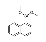 dimethoxy(naphthalen-1-yl)silicon结构式