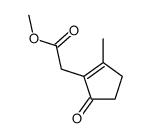 methyl 2-(2-methyl-5-oxocyclopenten-1-yl)acetate结构式