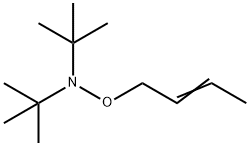 N-(2-Butenyloxy)-N-tert-butyl-2-methyl-2-propanamine结构式