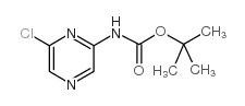 TERT-BUTYL (6-CHLOROPYRAZIN-2-YL)CARBAMATE Structure