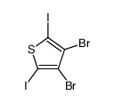 3,4-dibromo-2,5-diiodothiophene Structure