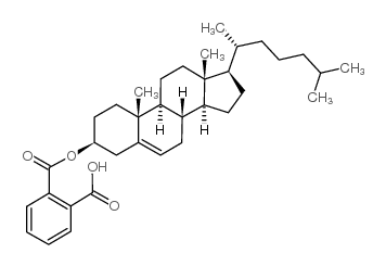 Cholest-5-en-3-ol (3b)-, 3-(hydrogen1,2-benzenedicarboxylate) structure
