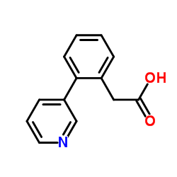 [2-(3-Pyridinyl)phenyl]acetic acid Structure