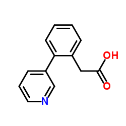 [2-(3-Pyridinyl)phenyl]acetic acid structure