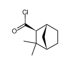 Bicyclo[2.2.1]heptane-2-carbonyl chloride, 3,3-dimethyl-, (1R-exo)- (9CI) Structure