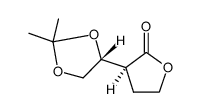 (2S,4'R)-2-(2',2'-dimethyl-[1',3']dioxolane-4'-yl)-4-butanolide结构式