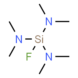 Fluorotris(dimethylamino)silane Structure