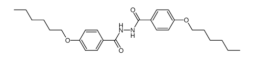 N,N'-Bis-[4-hexyloxy-benzoyl]-hydrazin Structure