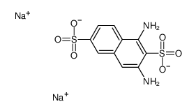 disodium 4-aminonaphthalene-2,6-disulphonate structure