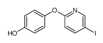 4-(5-iodopyridin-2-yl)oxyphenol Structure