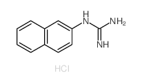 Guanidine,N-2-naphthalenyl-, hydrochloride (1:1) structure