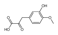 BENZENEPROPANOIC ACID, 3-HYDROXY-4-METHOXY-.ALPHA.-OXO- Structure