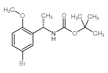 TERT-BUTYL [(1S)-1-(5-BROMO-2-METHOXYPHENYL)ETHYL]CARBAMATE图片