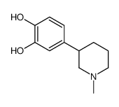 1,2-Benzenediol, 4-(1-methyl-3-piperidinyl)- (9CI) Structure