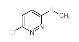 3-Chloro-6-methylsulfanyl-pyridazine Structure