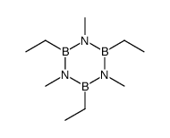 2,4,6-triethyl-1,3,5-trimethyl-1,3,5,2,4,6-triazatriborinane结构式