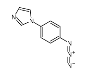 1-(4-azidophenyl)imidazole结构式