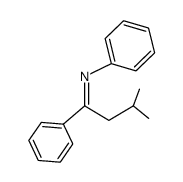 (E)-3-methyl-N,1-diphenylbutan-1-imine结构式