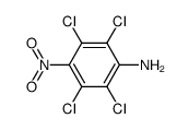 2,3,5,6-tetrachloro-4-nitro-aniline Structure