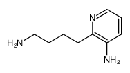 2-(4-aminobutyl)pyridin-3-amine结构式