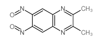 Quinoxaline,2,3-dimethyl-6,7-dinitroso- Structure