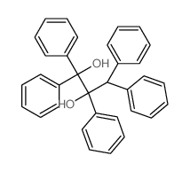 1,2-Propanediol,1,1,2,3,3-pentaphenyl-结构式